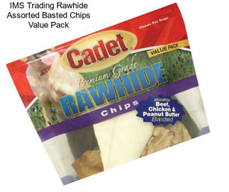 IMS Trading Rawhide Assorted Basted Chips Value Pack
