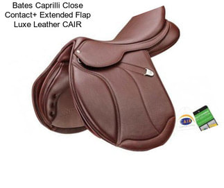 Bates Caprilli Close Contact+ Extended Flap Luxe Leather CAIR