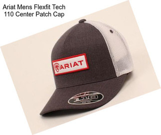 Ariat Mens Flexfit Tech 110 Center Patch Cap