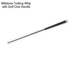 Millstone Trotting Whip with Golf Club Handle