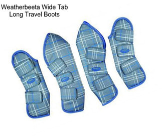 Weatherbeeta Wide Tab Long Travel Boots