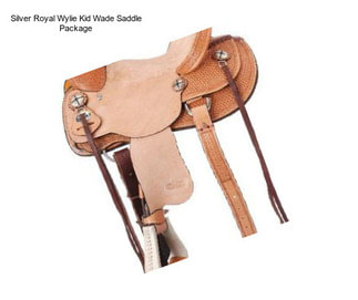 Silver Royal Wylie Kid Wade Saddle Package