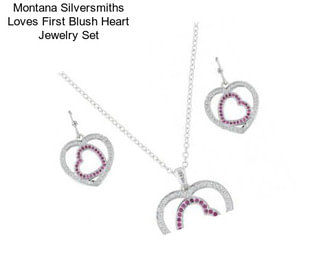 Montana Silversmiths Loves First Blush Heart Jewelry Set