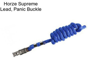 Horze Supreme Lead, Panic Buckle