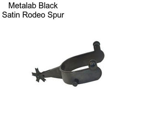 Metalab Black Satin Rodeo Spur