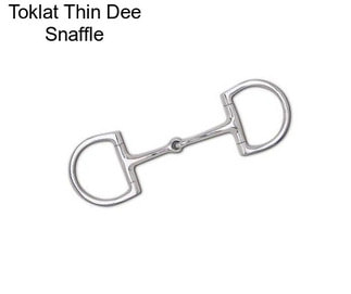 Toklat Thin Dee Snaffle