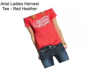 Ariat Ladies Harvest Tee - Red Heather