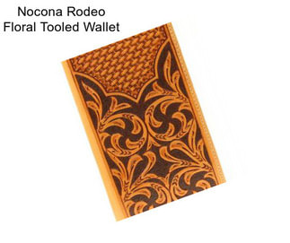 Nocona Rodeo Floral Tooled Wallet