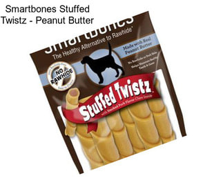 Smartbones Stuffed Twistz - Peanut Butter