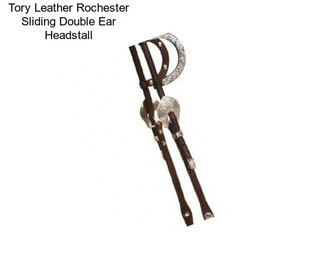 Tory Leather Rochester Sliding Double Ear Headstall