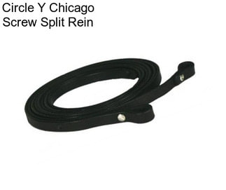 Circle Y Chicago Screw Split Rein