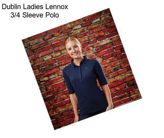 Dublin Ladies Lennox 3/4 Sleeve Polo