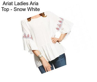 Ariat Ladies Aria Top - Snow White