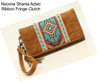 Nocona Shania Aztec Ribbon Fringe Clutch