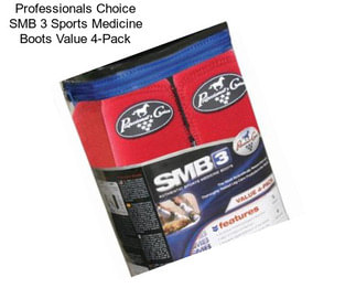 Professionals Choice SMB 3 Sports Medicine Boots Value 4-Pack