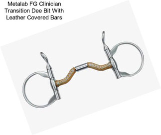 Metalab FG Clinician Transition Dee Bit With Leather Covered Bars