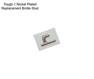 Tough-1 Nickel Plated Replacement Bridle Stud