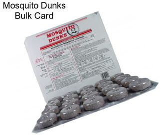 Mosquito Dunks Bulk Card