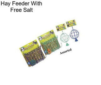 Hay Feeder With Free Salt