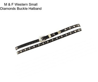 M & F Western Small Diamonds Buckle Hatband