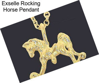 Exselle Rocking Horse Pendant