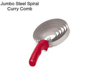 Jumbo Steel Spiral Curry Comb