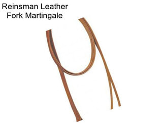 Reinsman Leather Fork Martingale