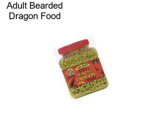 Adult Bearded Dragon Food