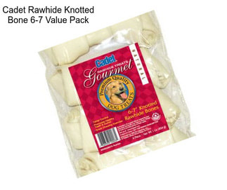 Cadet Rawhide Knotted Bone 6-7\