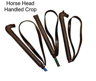 Horse Head Handled Crop