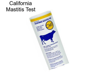 California Mastitis Test