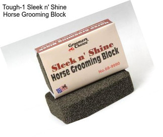 Tough-1 Sleek n\' Shine Horse Grooming Block