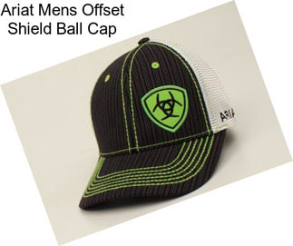 Ariat Mens Offset Shield Ball Cap