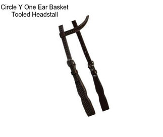 Circle Y One Ear Basket Tooled Headstall