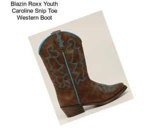 Blazin Roxx Youth Caroline Snip Toe Western Boot