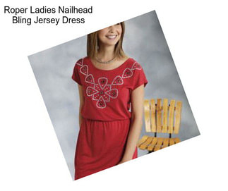 Roper Ladies Nailhead Bling Jersey Dress