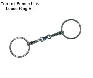 Coronet French Link Loose Ring Bit