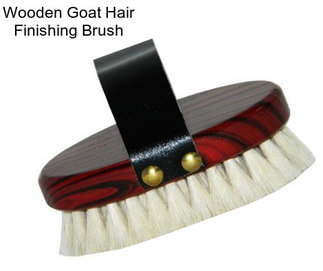 Wooden Goat Hair Finishing Brush