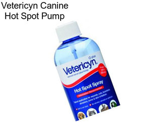 Vetericyn Canine Hot Spot Pump