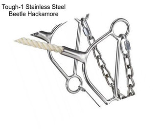 Tough-1 Stainless Steel Beetle Hackamore