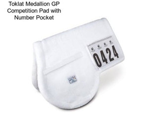 Toklat Medallion GP Competition Pad with Number Pocket