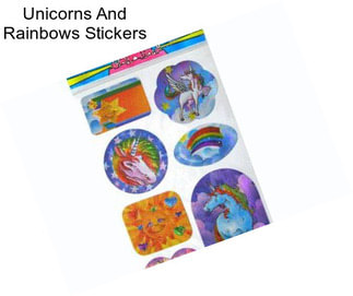 Unicorns And Rainbows Stickers