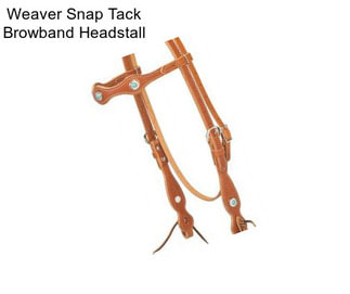 Weaver Snap Tack Browband Headstall