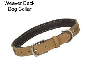 Weaver Deck Dog Collar