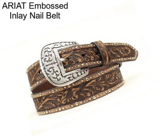 ARIAT Embossed Inlay Nail Belt