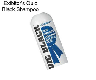 Exibitor\'s Quic Black Shampoo