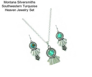 Montana Silversmiths Southwestern Turquoise Heaven Jewelry Set