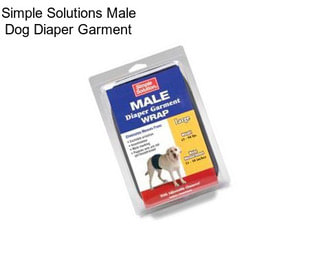 Simple Solutions Male Dog Diaper Garment