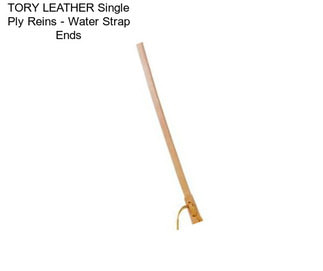 TORY LEATHER Single Ply Reins - Water Strap Ends