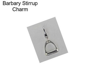 Barbary Stirrup Charm